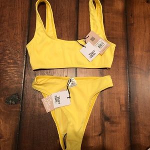 NEVER WORN BEFORE tiger mist bathing suit set